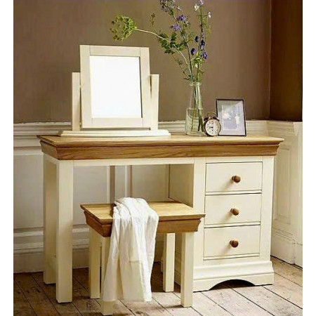 Oak 04 : Bàn Trang Điểm + Đôn Góc + Gương 45 x 55cm